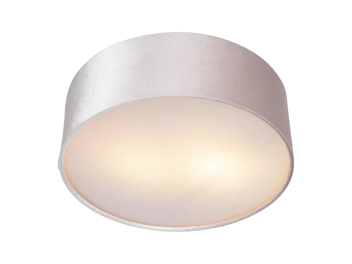 Plafonnier moderne rose 30 cm avec intérieur doré - Drum