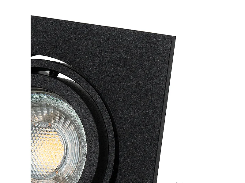 Spot encastré moderne noir orientable - Club