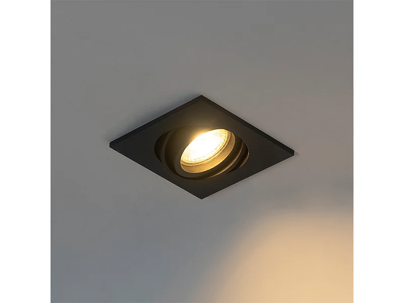 Spot encastré moderne noir orientable - Club