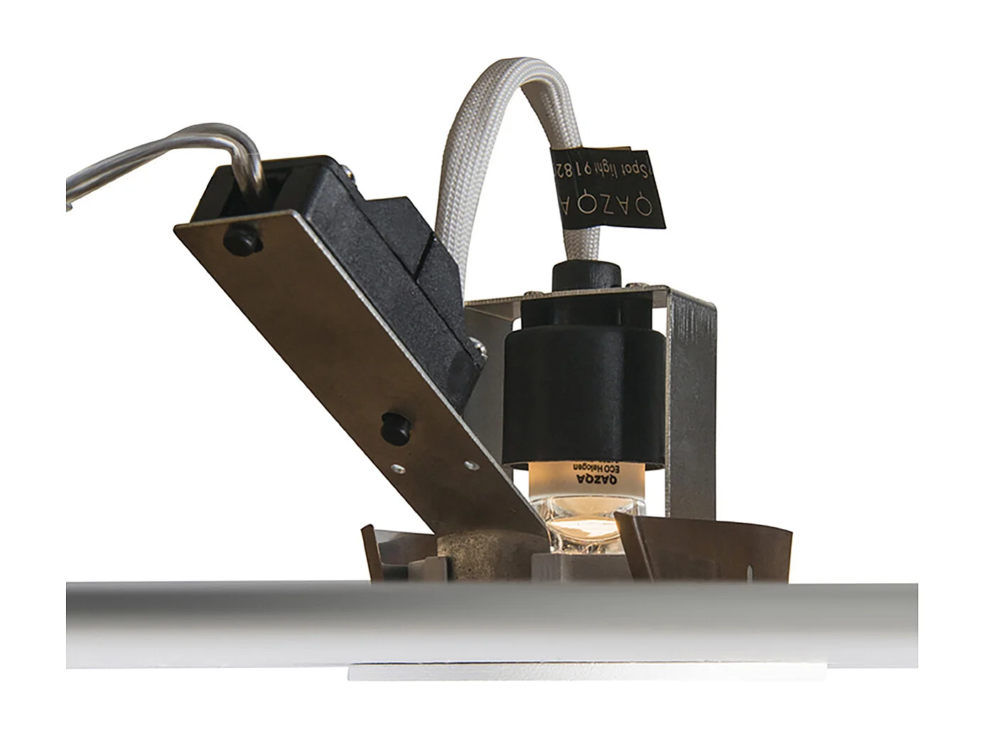 Ensemble de 12 spots encastrés blancs orientables - Cisco