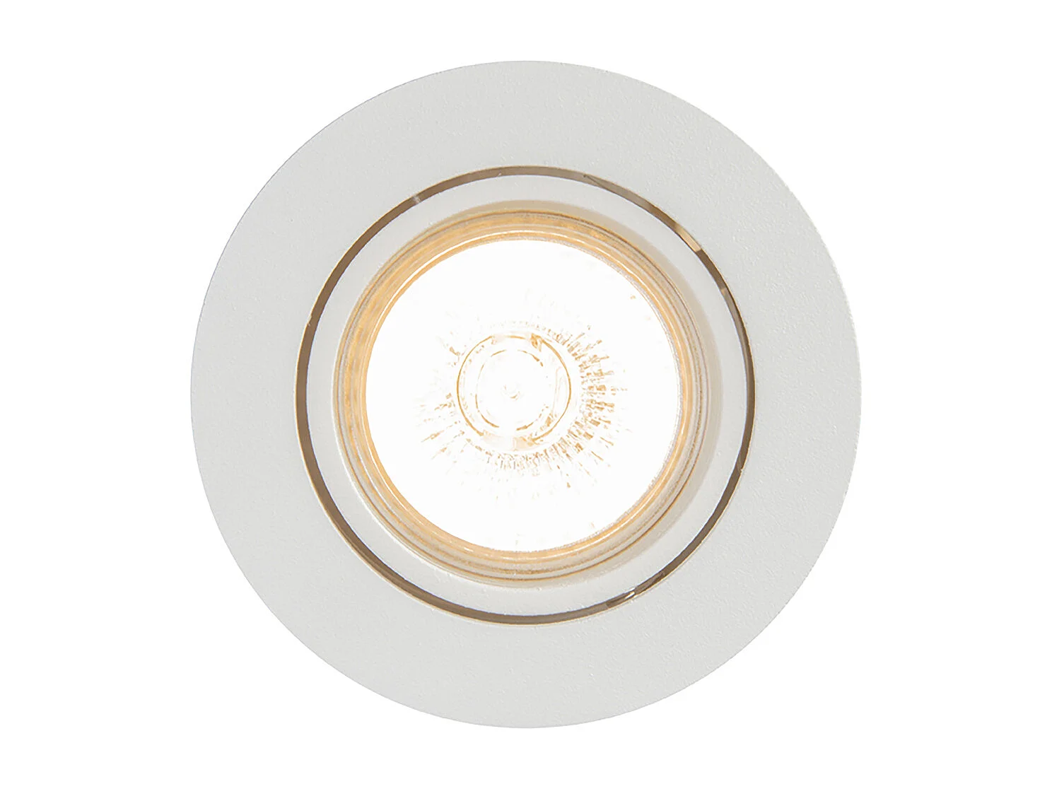 Ensemble de 12 spots encastrés blancs orientables - Cisco