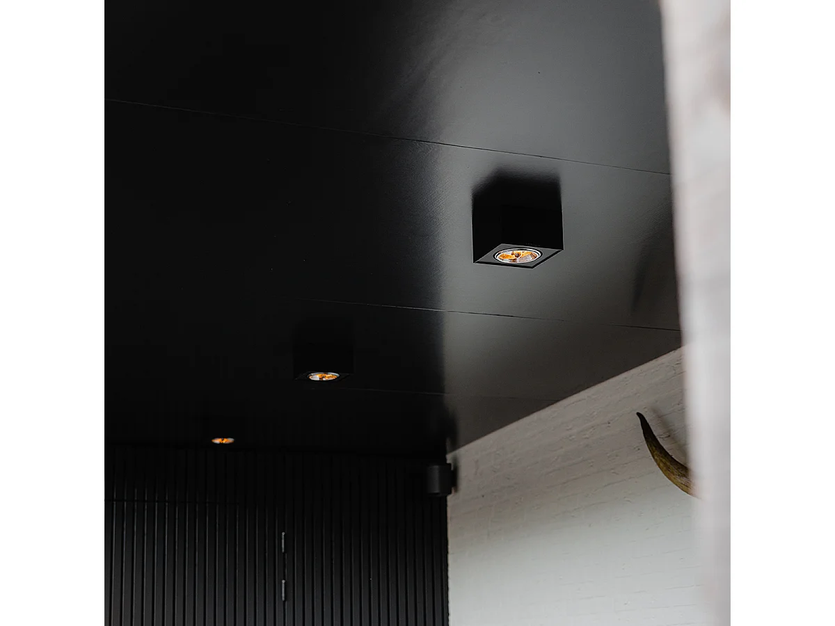 Spot noir design orientable en saillie - Kaya