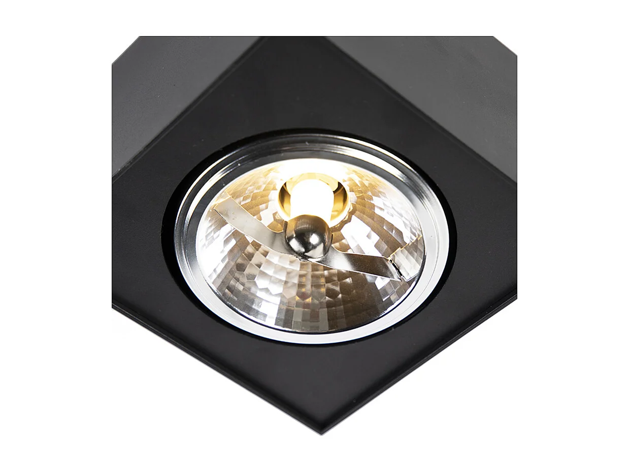 Spot noir design orientable en saillie - Kaya