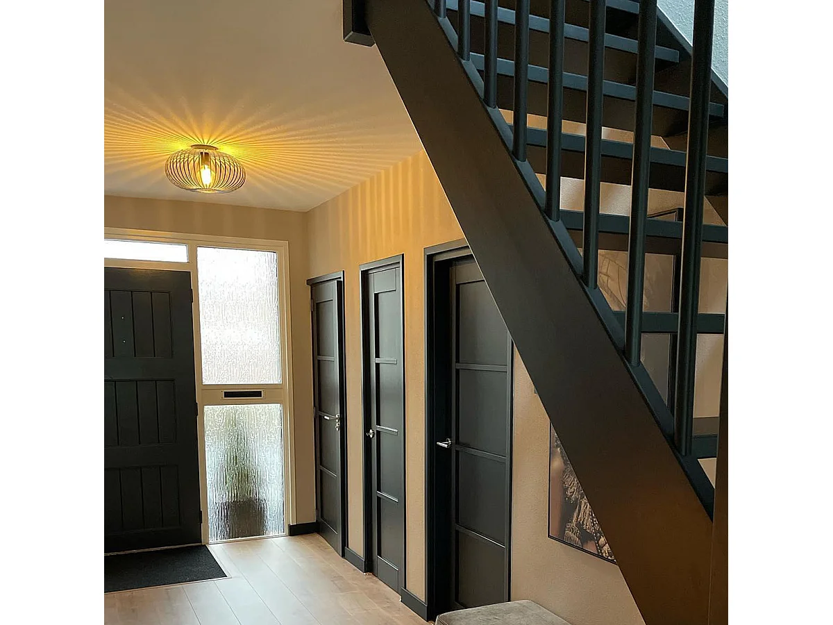 Plafonnier design doré 39 cm - Johanna