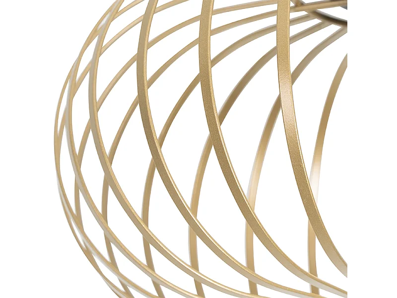 Plafonnier design doré 39 cm - Johanna