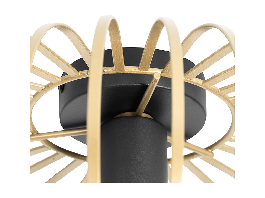 Plafonnier design doré 39 cm - Johanna