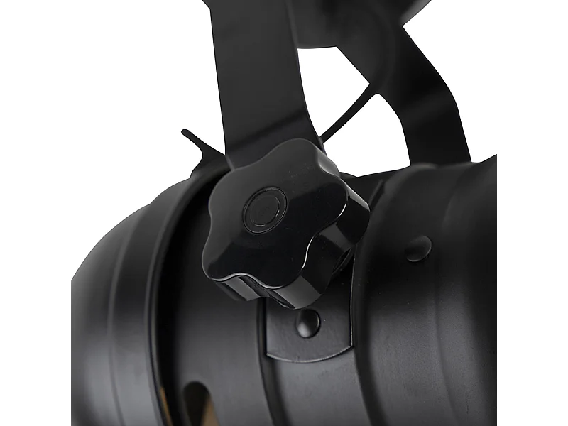 Spot de studio industriel noir orientable et inclinable - Movie