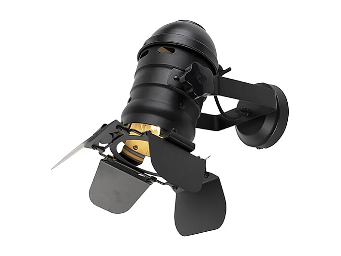 Spot de studio industriel noir orientable et inclinable - Movie