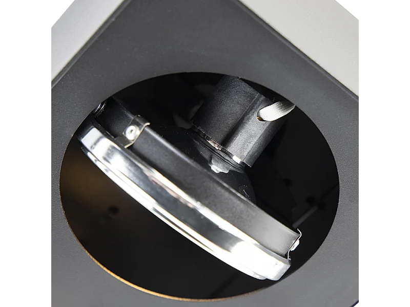 Spot design carré noir 4 lumières - Kaya