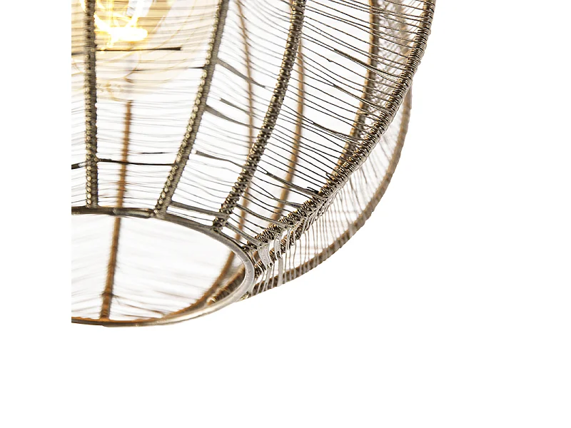 Plafonnier industriel bronze et noir - Dong