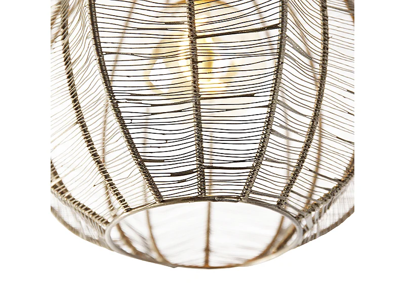 Plafonnier industriel bronze et noir - Dong