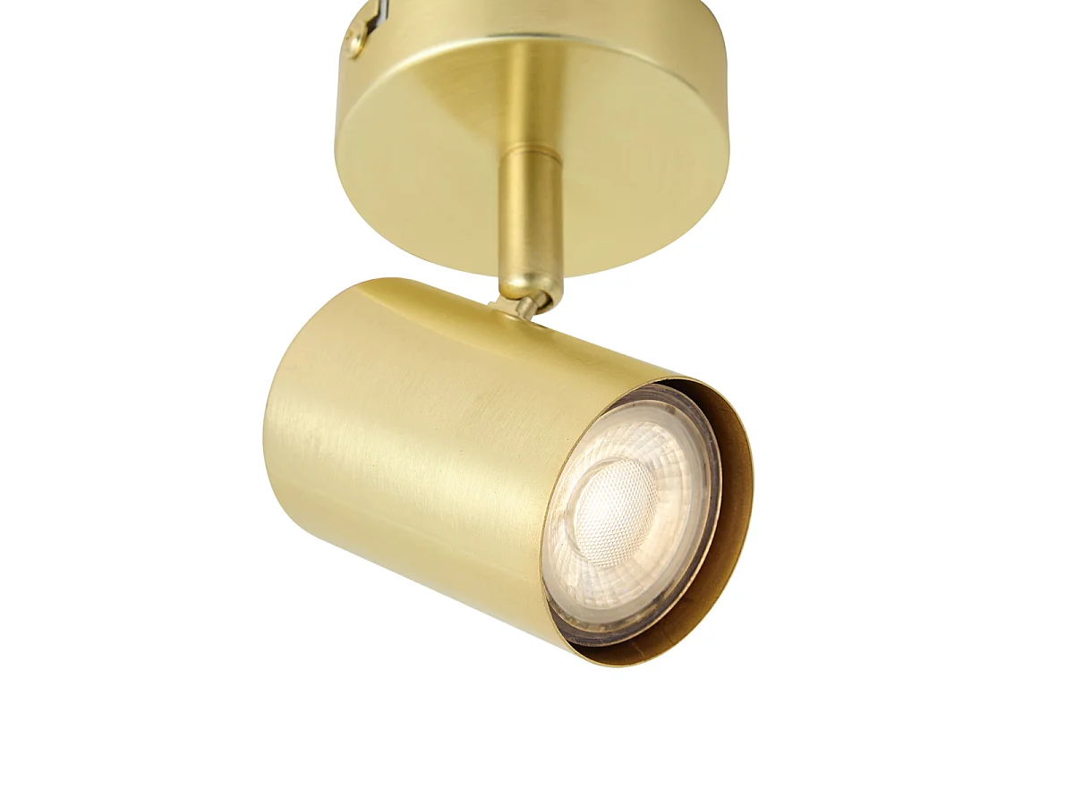 Spot moderne orientable en laiton - Jeana