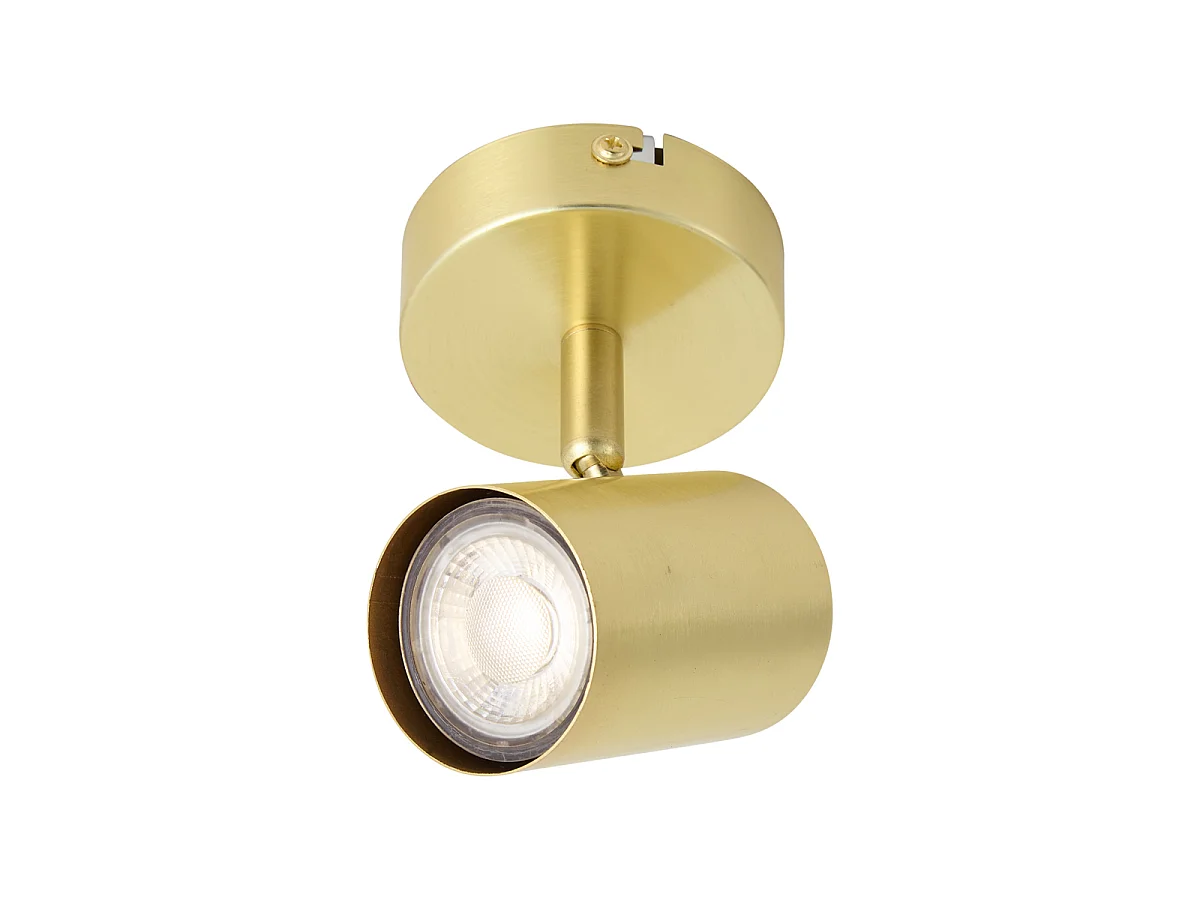 Spot moderne orientable en laiton - Jeana