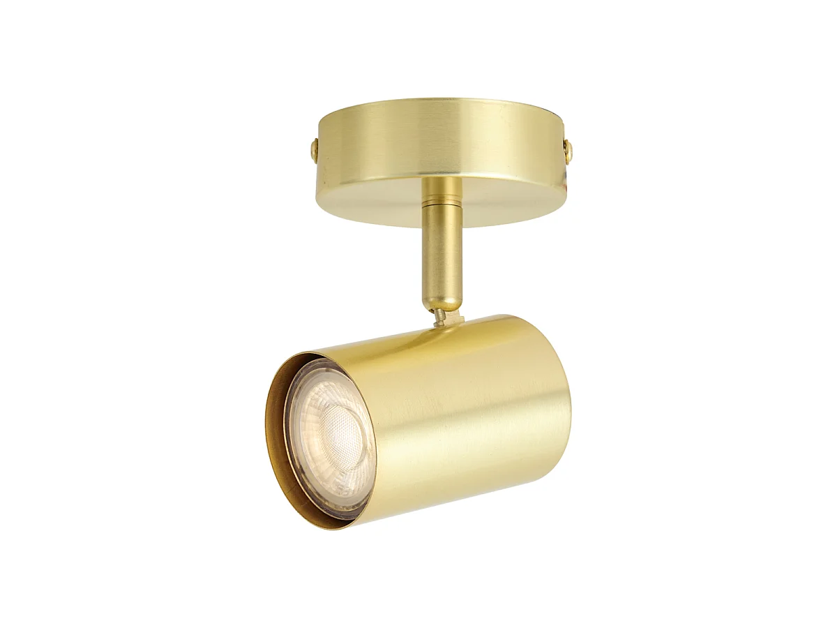 Spot moderne orientable en laiton - Jeana