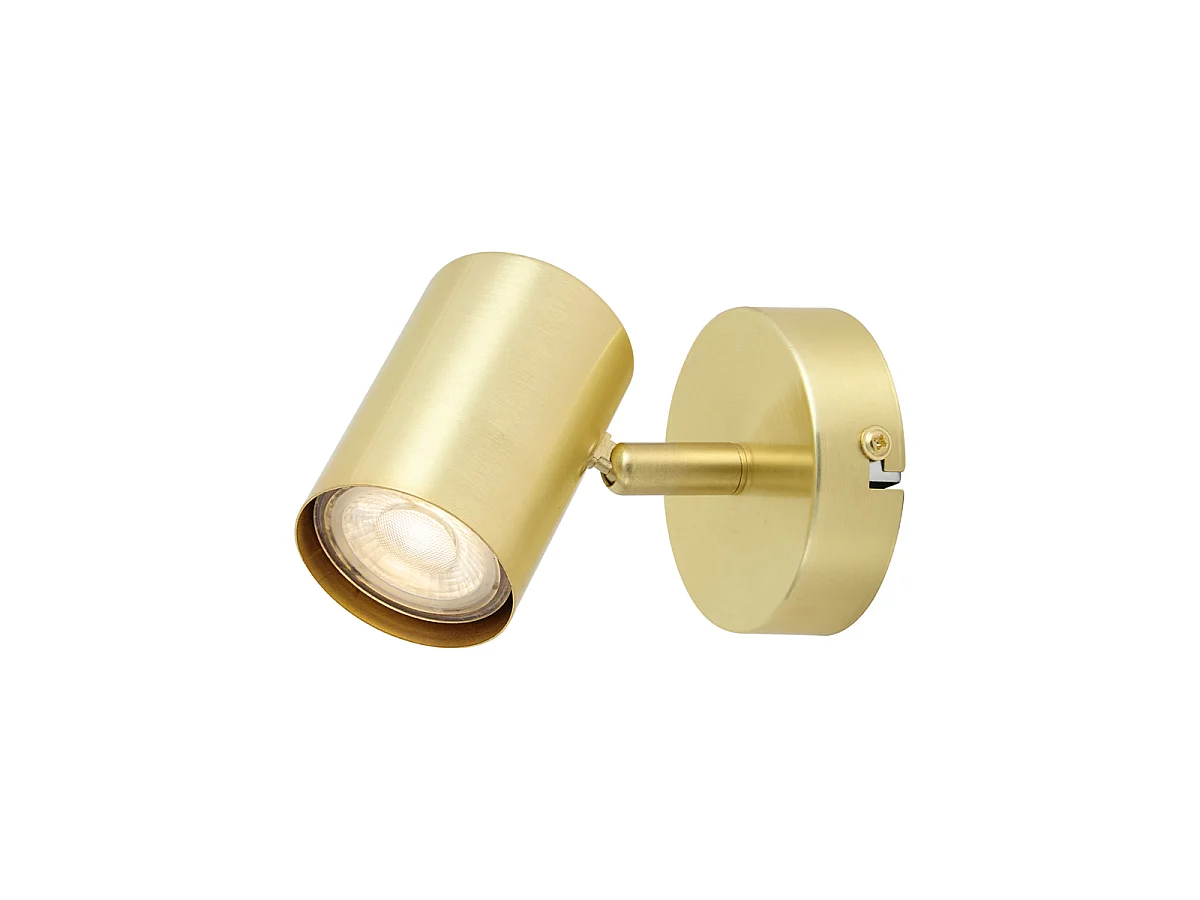 Spot moderne orientable en laiton - Jeana