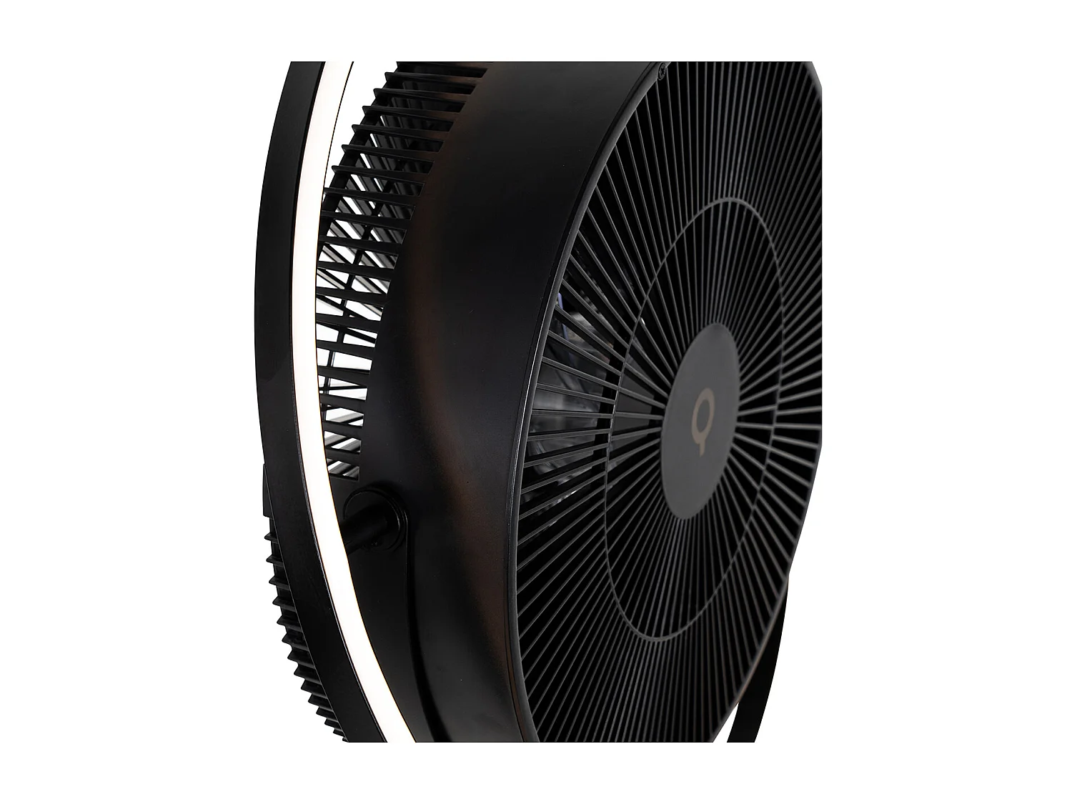 Trépied de ventilateur de sol noir avec LED réglable en 3 étapes - Marleen