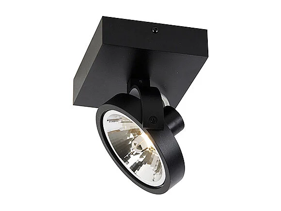 Spot de plafond design noir orientable - Go