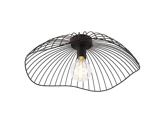 Plafonnier design noir 50 cm - Pua