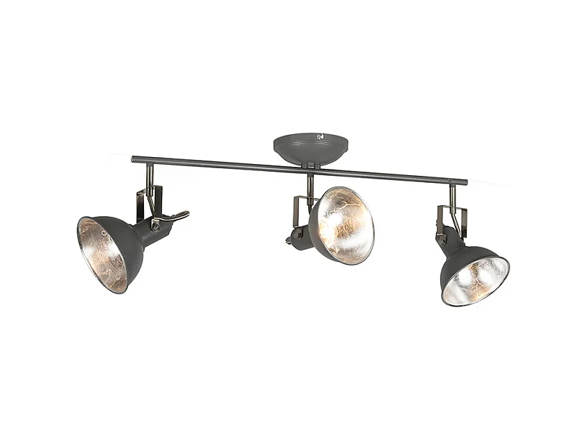 Spot industriel pivotant et inclinable anthracite - Tommy 3