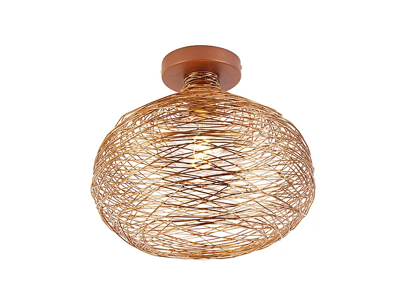 Plafonnier design cuivre - Sarella