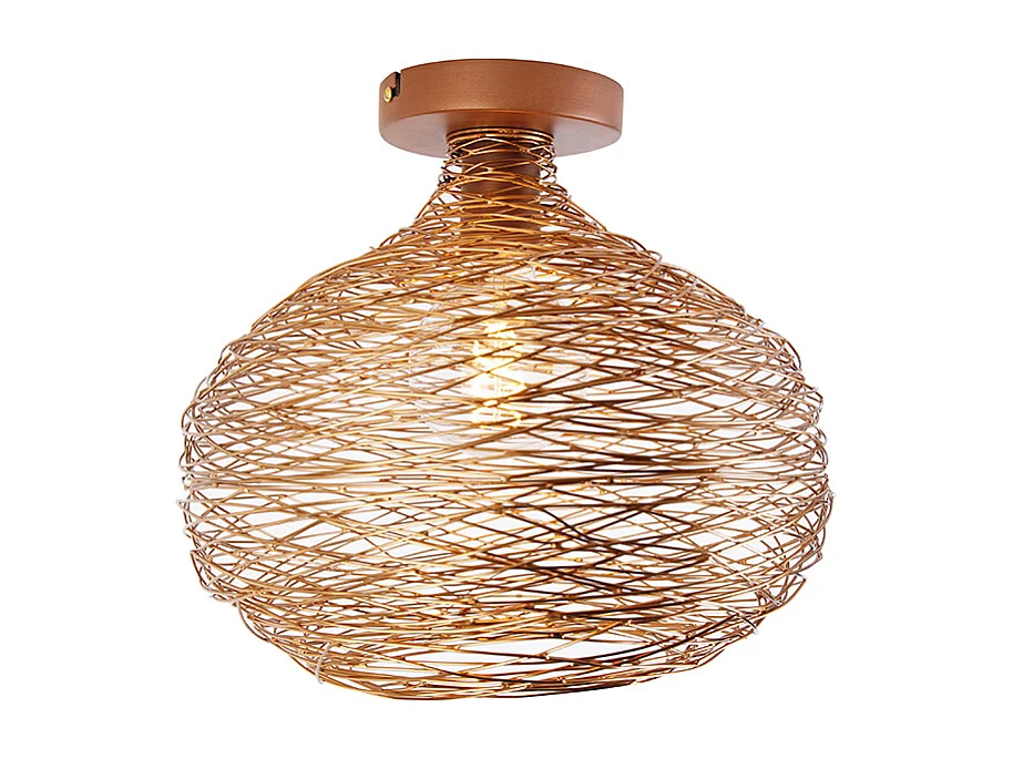 Plafonnier design cuivre - Sarella