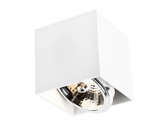 Spot carré design blanc - Boîte