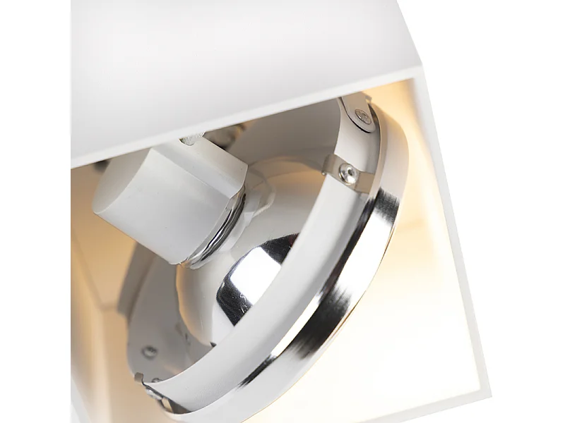 Spot carré design blanc - Boîte