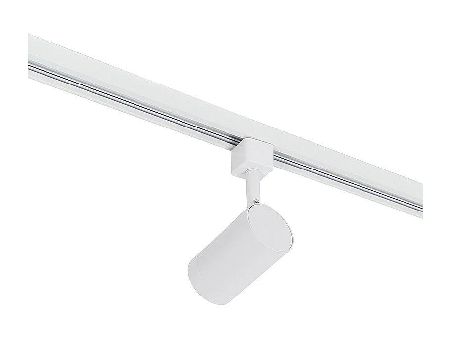 Système de rail d'éclairage intelligent blanc 1 phase 3 lumières avec Wifi GU10 - Iconic Jeana
