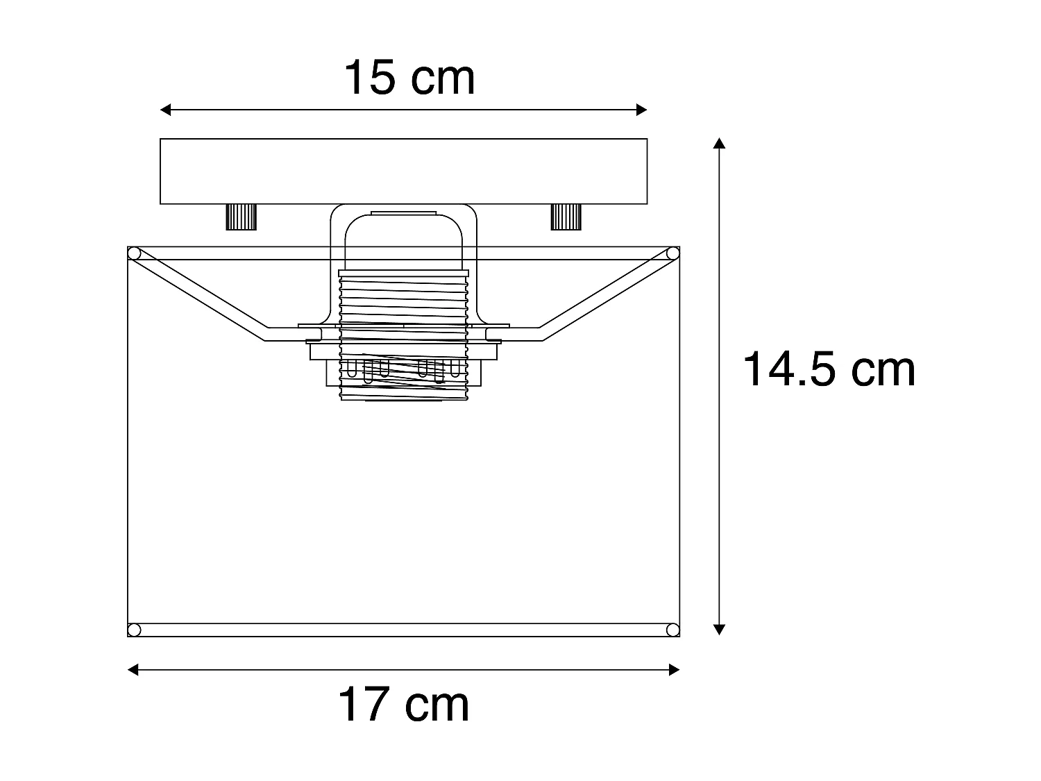 Plafonnier moderne gris - VT 1