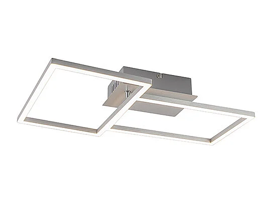 Plafonnier carré en acier dimmable en 3 étapes - PLAZAS NOVO