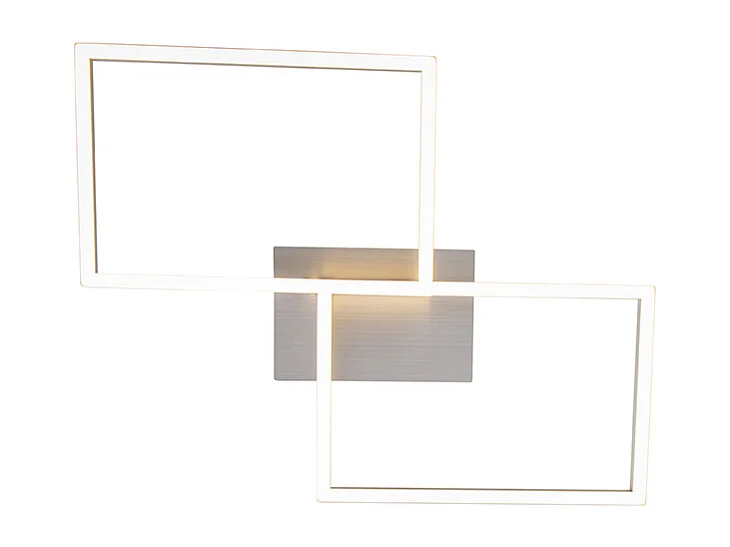 Plafonnier carré en acier dimmable en 3 étapes - PLAZAS NOVO