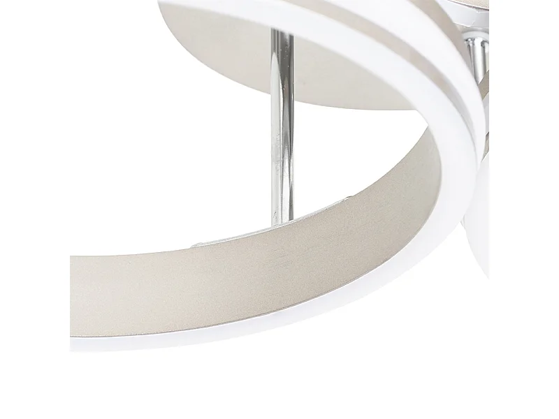 Plafonnier en acier avec LED gradable en 3 étapes 3 lumières - Navara