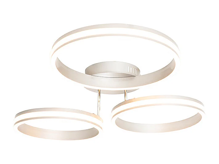 Plafonnier en acier avec LED 3 niveaux de luminosité 3 lumières - Navara