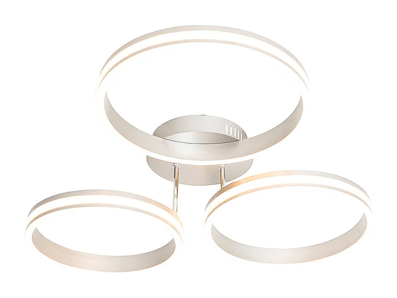 Plafonnier en acier avec LED 3 niveaux de luminosité 3 lumières - Navara