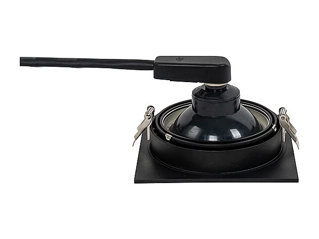 Spot encastré carré noir orientable - Chuck 111