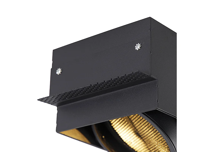 Spot encastré noir GU10 AR111 sans bordure - Oneon Honey