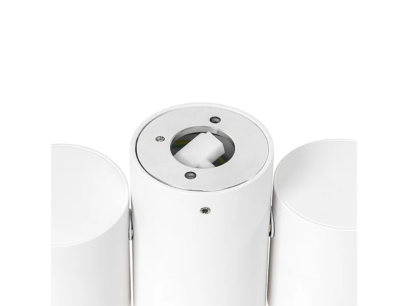 Spot design blanc 2 lumières orientable - Michael