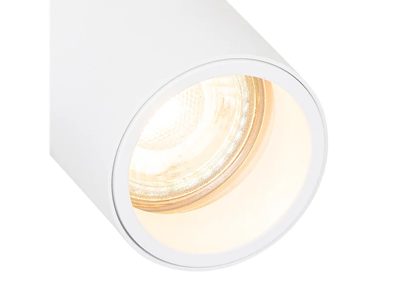 Spot design blanc 2 lumières orientables - Michael