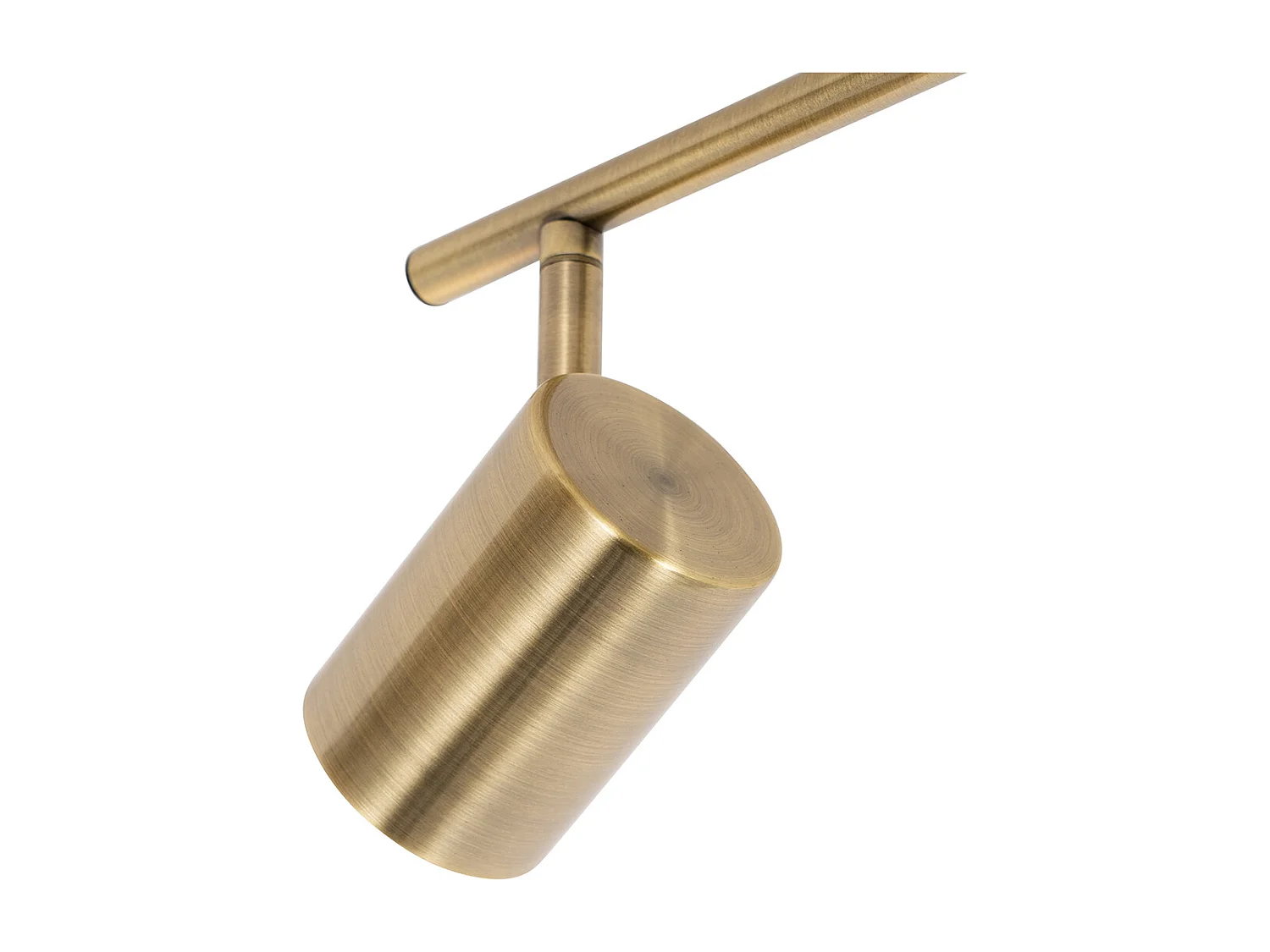 Plafonnier moderne bronze 5 lumières orientable rectangulaire - Jeana