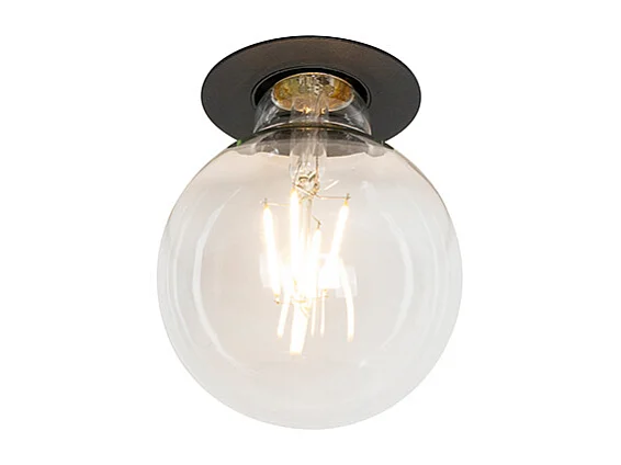 Spot encastré intelligent noir avec ampoule WiFi G95 - Insight