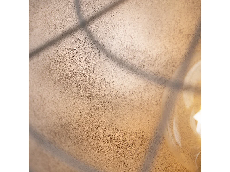 Plafonnier industriel argent antique 32 cm - Course