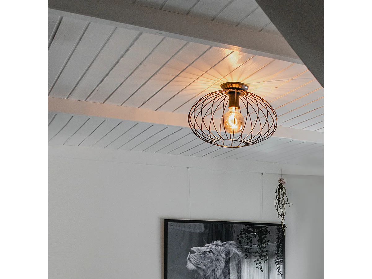 Plafonnier design noir - Margarita