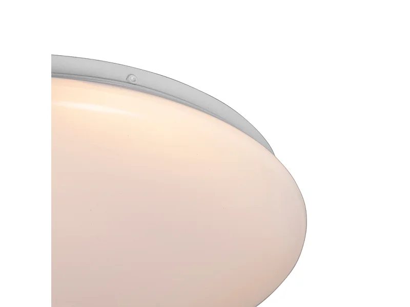 Plafonnier moderne intelligent blanc 38 cm avec LED et RGB - Iene