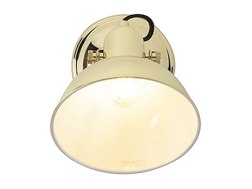 Spot rond industriel doré 1 lumière - Tommy