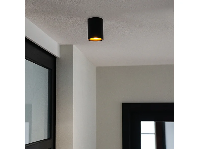 Spot noir/or avec ampoule Smart GU10 WiFi - Ronda