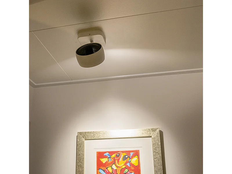 Spot design avec articulation carrée orientable et inclinable - Go Nine