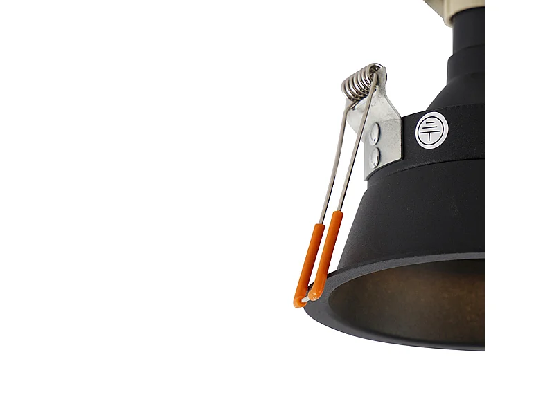 Spot encastré moderne noir AR70 - Dept