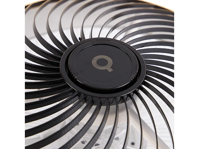 Ventilateur de plafond noir avec LED avec télécommande - Clima