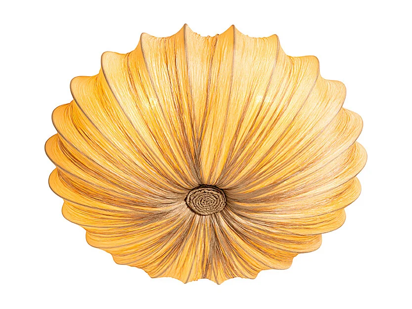 Plafonnier Japandi beige 60 cm 5 lumières - Plu