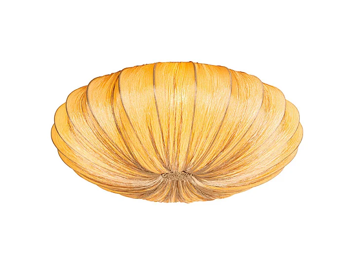 Plafonnier Japandi beige 60 cm 5 lumières - Plu